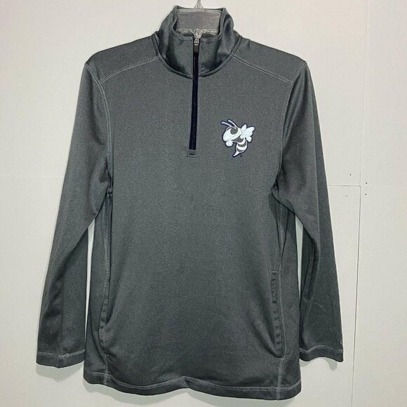 Champion Sz Small Georgia Tech Yellow Jackets 1/4 Zip Pullover - Picture 1 of 5